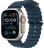 Apple Watch Ultra 2 49 mm, titan s modrým oceánským řemínkem