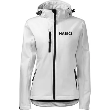Pánská softshellová bunda Dámská softshellová bunda HASIČI Barva: Bílá, Velikost: XL