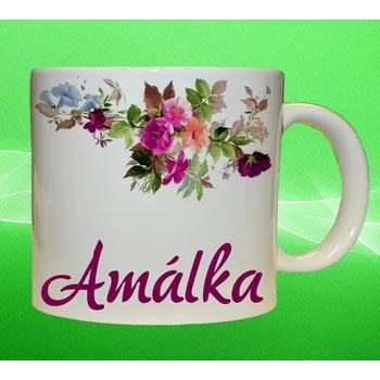hrnek se jménem AMÁLKA 330 ml bílá