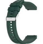 Extra prodloužený silikonový řemínek - Zelený, 22 mm