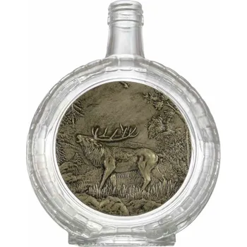 Láhev Láhev Slivovice Bricol - 0.50 bezbarevná + etiketa jeleň