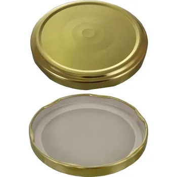 Víčko T.O. 82 Steril Klik - zlatolak plech RSB MO