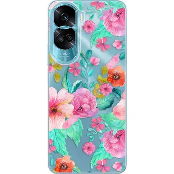 Pouzdro na mobilní telefon Odolné silikonové pouzdro iSaprio - Flower Pattern 01 - Honor 90 Lite 5G