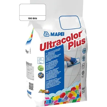 Průmyslové lepidlo Mapei ULTRACOLOR PLUS 100 BÍLÝ Hydrofobní spárovací tmel 5KG 6010045AU