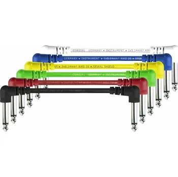 Příslušenství ke zvukové technice Cordial EI Pack 2 30 cm Lomený - Lomený Patch kabel
