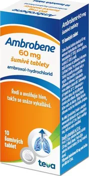 Lék na kašel, rýmu a nachlazení Ambrobene 60 mg šumivé tablety