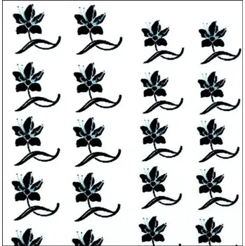 Vodoobtisky - Černé květiny