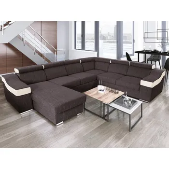 Sedací souprava Eoshop Rohová sedací souprava Taden OT2FR2B do U - lux 19 / soft 31 (barva potahu) - pravá