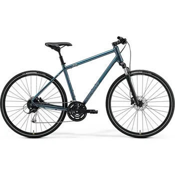 Sport MERIDA CROSSWAY 100 Teal-Blue(Silver-Blue/Lime) L(55)