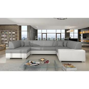 Obývací pokoj ImportWorld Rohová rozkládací sedací souprava Axelle - Sawana 21 / Soft 17 (barva potahu) - levá