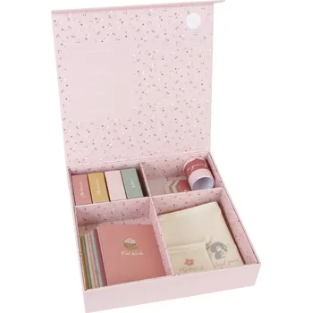 Little Dutch Memory Box 30 x 30 x 6 cm, květiny/motýli