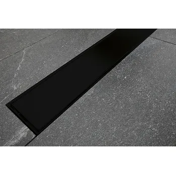 Odvodňovací žlab HOPA Odtokový žlab VIRGO NERO DUO + Rozměr A - 60 cm, ZLOL60VN