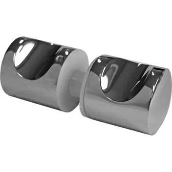 Madlo do koupelny Madlo 32L do skleněných dveří sprchového koutu, lesklý nerez