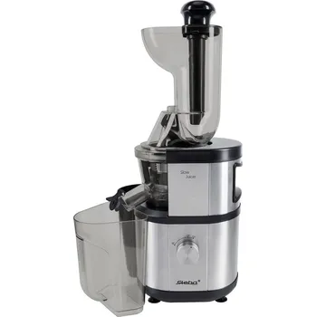 Odšťavňovač Steba E 400 odšťavňovač, 400 W, se stojnou nohou, nerezová ocel, černá