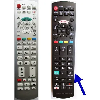 Dálkový ovladač Panasonic LED PLAZMA LCD 3D dálkový ovladač náhradní