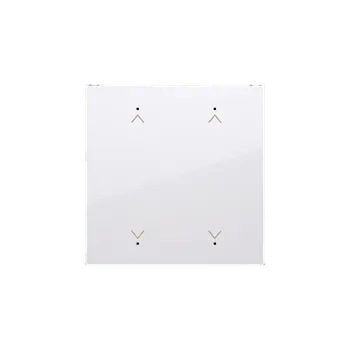 Žaluzie SIMON DKE12/11 Kryt pro dvojité žaluzie pro spínače a elektronické ovládání bílá