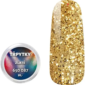 Třpytky - Zlaté