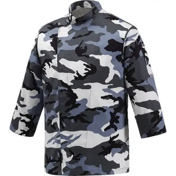 Gastro oděv EGOchef Kuchařský rondon Maskáč 100% bavlna 4XL E-2029111A4XL