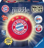 3D puzzle Ravensburger Puzzleball FC Bayern Mnichov 72 dílků