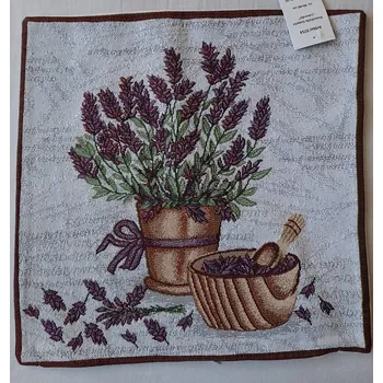 Povlak na polštářek GOBELÍNOVÝ POVLAK * Levandule