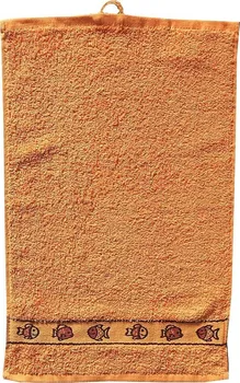 Profod Kids dětský ručník s bordurou 30 x 50 cm oranžový