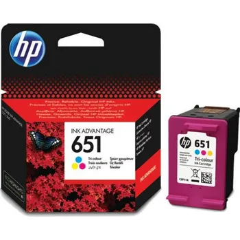HP 651 3barevná ink kazeta, C2P11AE C2P11AE