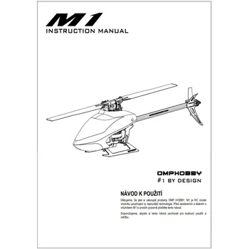 RC model vrtulníku CZ návod M1/M1 EVO (PDF)