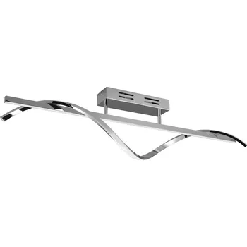 Trio Leuchten R62201106 ISABEL - LED moderní stropní svítidlo stmívatelné vypínačem, 26W, 4000K, 100cm (Moderní stropní stmívatelné svítidlo v lesklém chromu)