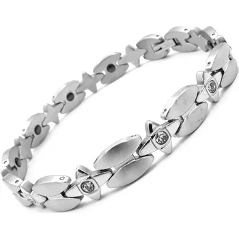 Náramek Steel Jewelry Náramek magnetický z chirurgické oceli NR230108 dárkové balení zdarma