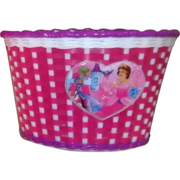 brašna na kolo Dětský koš PRO-T na řídítka Girl bílo-červená