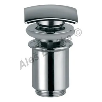 Sifon Umyvadlová pileta CLIC-CLAC hranatá - výpusť umyvadla KLIK-KLAK - BRONZ 84410H