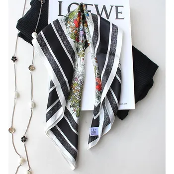 Šátek Malý šátek z hedvábí- Zahrada 1