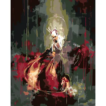 Hračka ZUTY Malování podle čísel - THRANDUIL Rozměr: 40x50 cm, Rámování: vypnuté plátno na rám