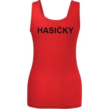 Dámské tílko HASIČKY Barva: Červená, Velikost: XXL