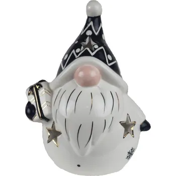 Vánoční svícen Dekorace na svíčku skřítek X5294
