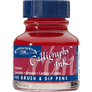 Kaligrafický inkoust WINSOR & NEWTON Calligraphy Ink, 30ml Crimson