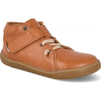 Barefoot dětské kotníkové boty Pegres - Skinny SBF62 hnědé Velikost: 28