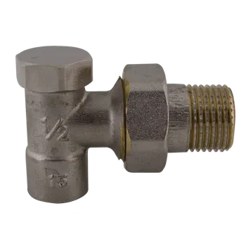 Hlavice pro radiátor Pájecí šroubení rohové regulační 1/2" x 15 (Steno 6640912)