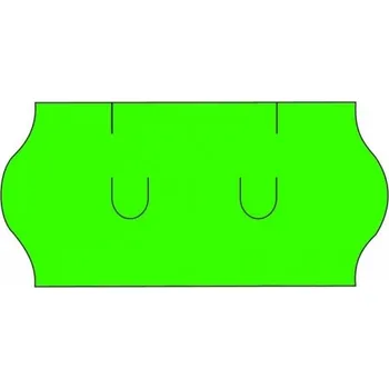 Samolepící etiketa Cenové etikety na kotoučku 26x12 mm UNI - signální zelené, 36ks