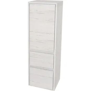 Koupelnový nábytek Opto koupelnová skříňka vysoká 125 cm, levé otevírání, Multidecor, Pino Aurélio