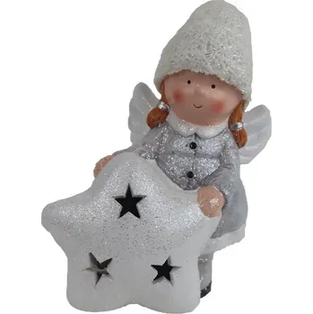 Vánoční dekorace Anděl s LED osvětlením X5373