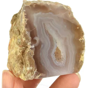 Sběratelství Achátová geoda s dutinkou z Brazílie 118g