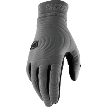 Moto rukavice Motokrosové, BMX, MX, MTB rukavice rukavice do chladného počasí 100% BRISKER XTREME šedé