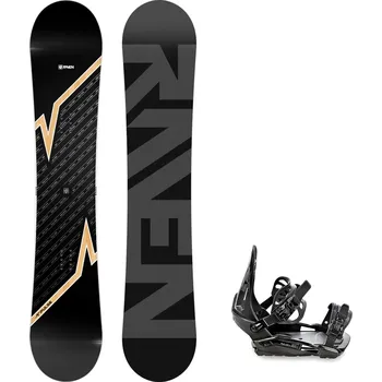 Snowboarding Snowboard komplet Raven Pulse + vázání S230 black Velikost: 159W cm, Velikost vázání: M/L