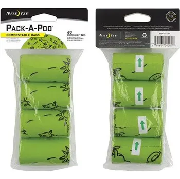 sáček na exkrement Biologicky odbouratelné náhradní sáčky Nite Ize Pack-A-Poo - 4 ks