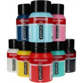 Výtvárné potřeby ROYAL TALENS Akrylová barva AMSTERDAM 500 ml, 504 - ultramarine