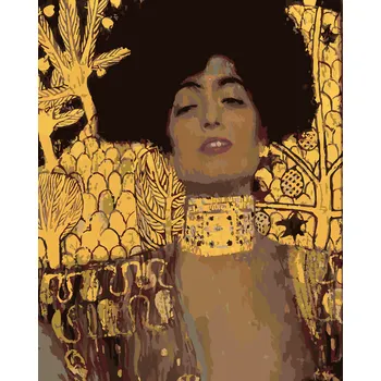 ZUTY Malování podle čísel - JUDITA (G. KLIMT) Rozměr: 40x50 cm, Rámování: vypnuté plátno na rám