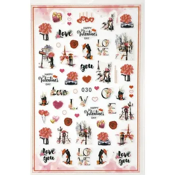 Umělé nehty Zdobení č.014 - Svatební a Valentýnské