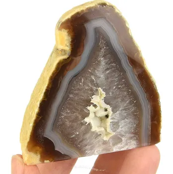 Sběratelství Geoda z achátu s dutinkou z Brazílie 206g