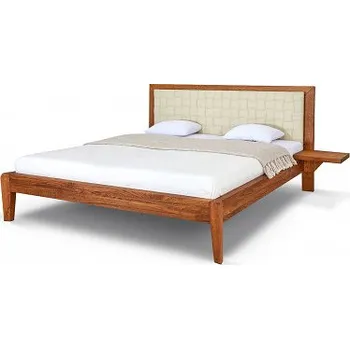 Postel Postel Postelia BERGAMO Dub 180x210 - dřevěná postel z masivu o šíři 6 cm